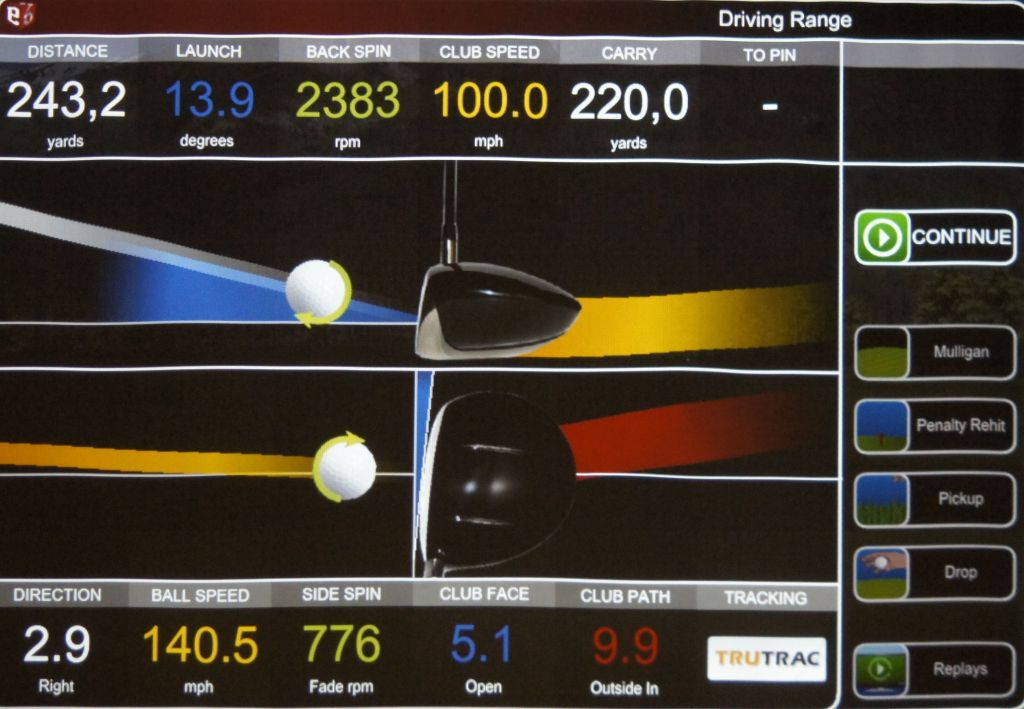 golf lessons with golf swing analyser TruTrac @ GOLFIN Dorion