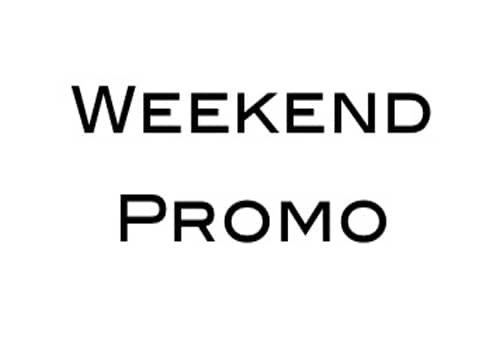 Indoor golf weekend promotion