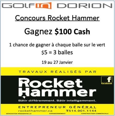 Concours Golf Rocket Hammer