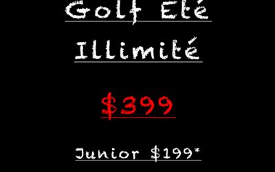 Forfait golf été