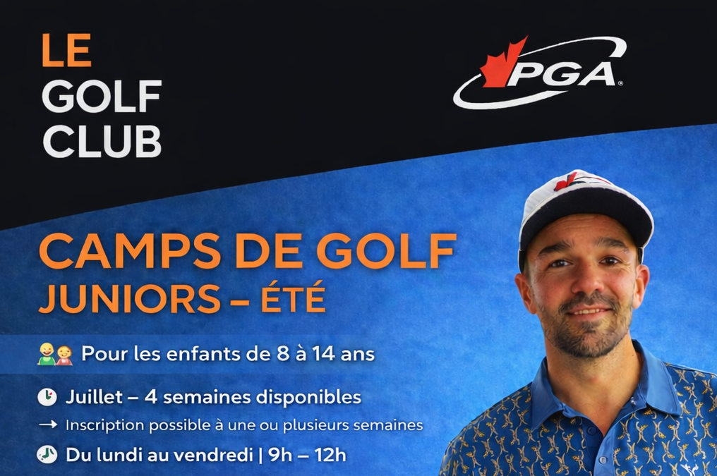 Camps de golf juniors – Été (Montréal)